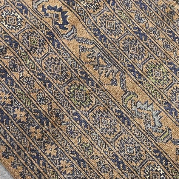 Vintage Teppich Kasak-Muster handgeknüpft aus Wolle, Pakistan