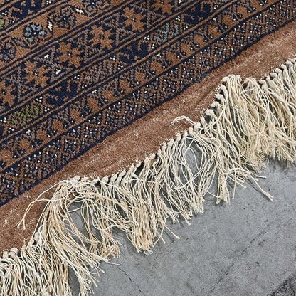 Vintage Teppich Kasak-Muster handgeknüpft aus Wolle, Pakistan
