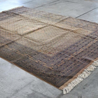 Vintage Teppich Kasak-Muster handgeknüpft aus Wolle, Pakistan