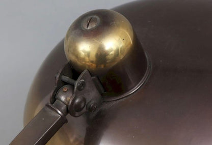 Vintage Tischlampe President 6750 von Christian Dell für Kaiser Idell goldfarben