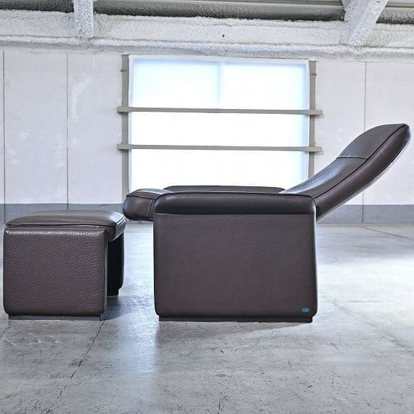 Vintage Sessel DS-50 mit Hocker von de Sede