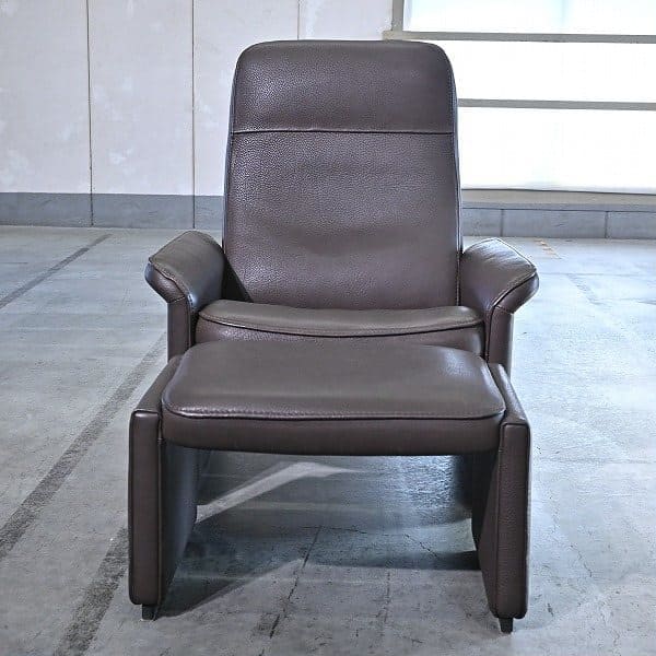 Vintage Sessel DS-50 mit Hocker von de Sede