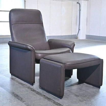 Vintage Sessel DS-50 mit Hocker von de Sede
