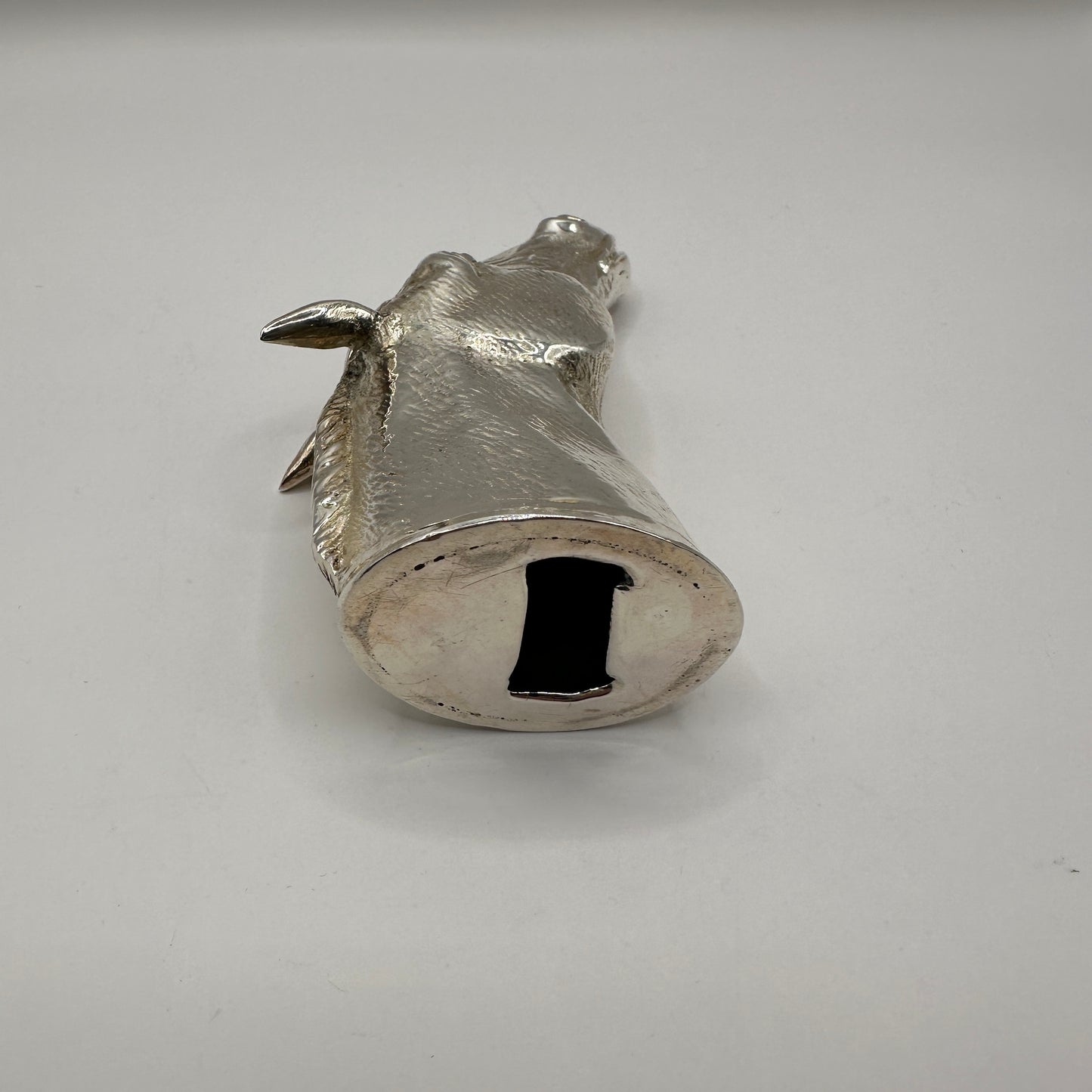 Vintage Flaschenöffner Pferdekopf silber schwer von unbekannt für unbekannt