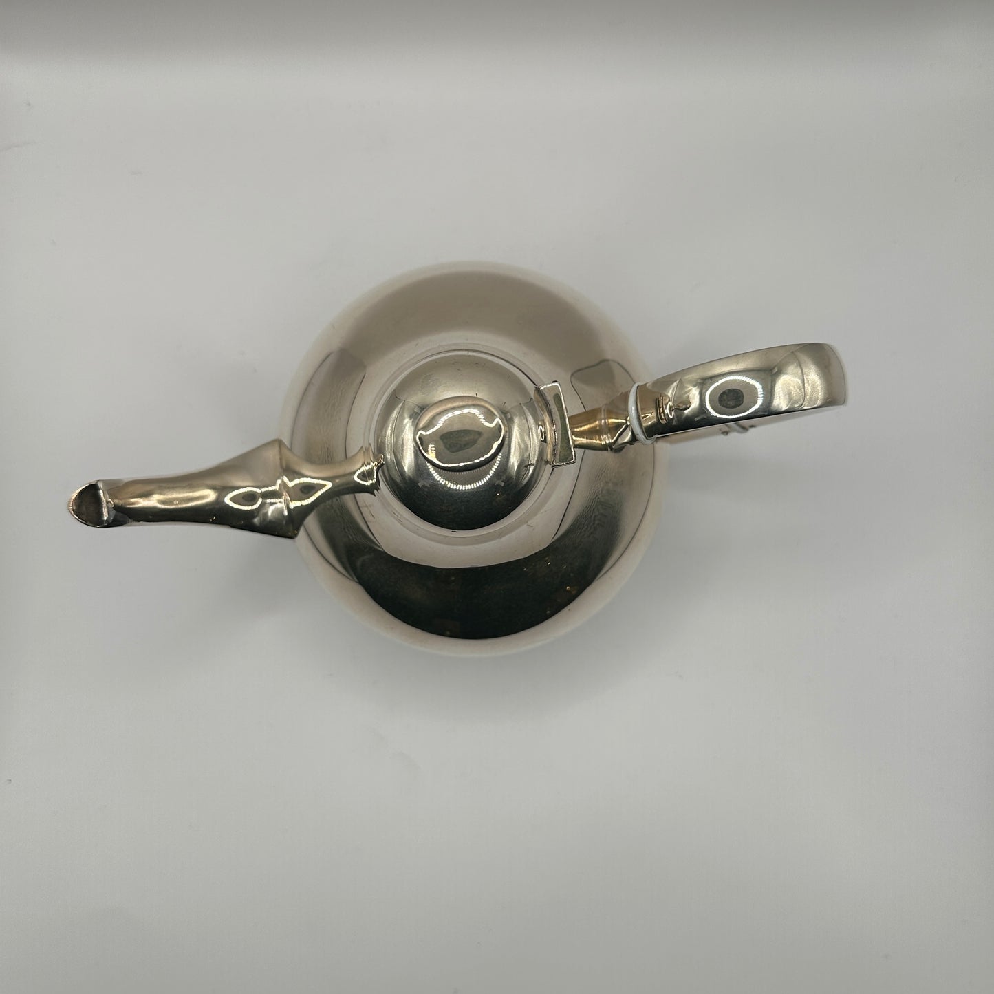 Vintage Teekanne Modell 8089 von Wilkens aus 800 Silber