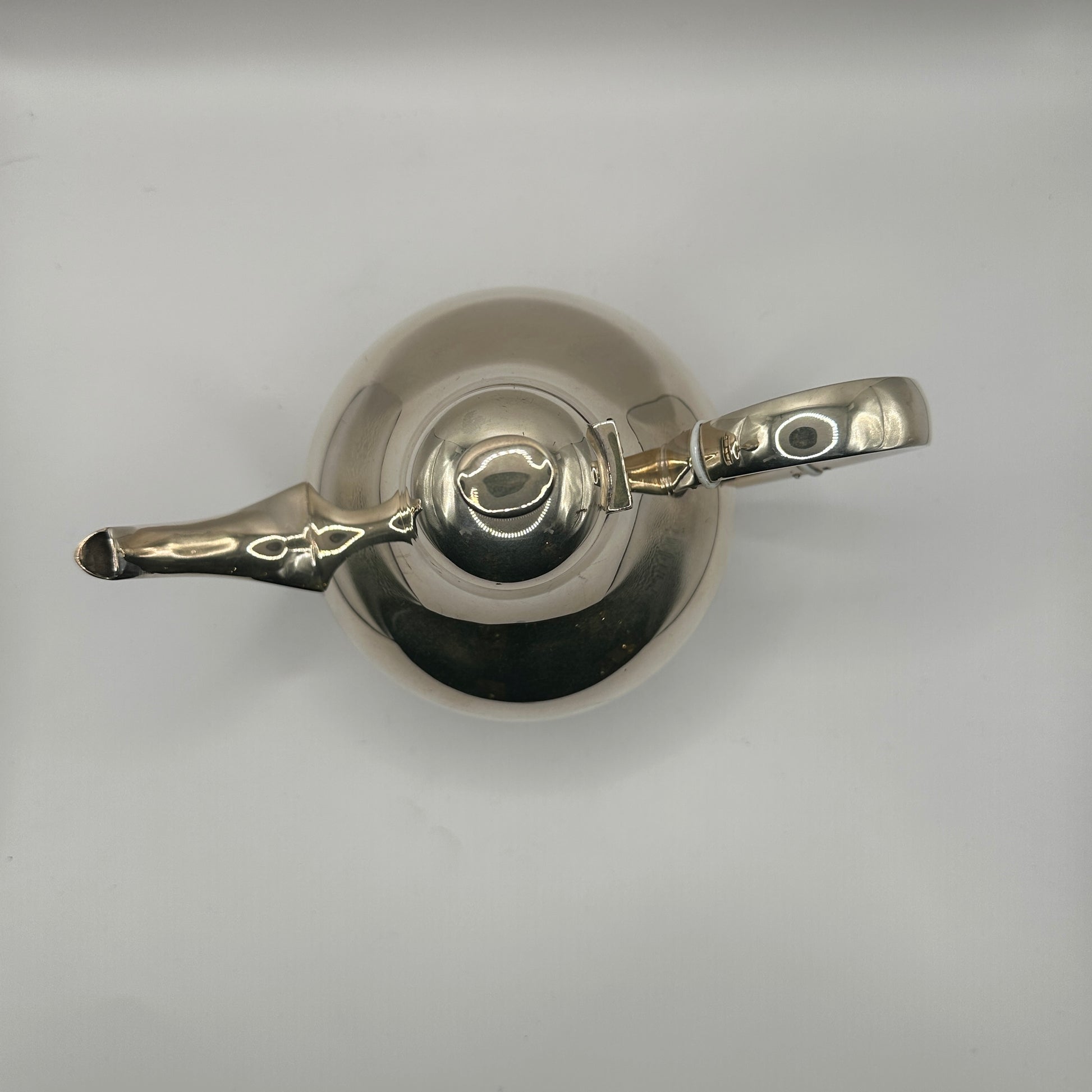 Vintage Teekanne Modell 8089 von Wilkens aus 800 Silber