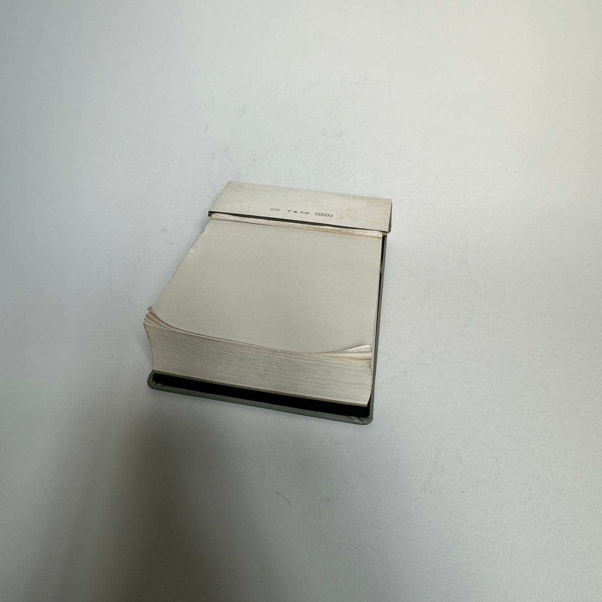 Vintage Notizblock 1837 Collection von Tiffany+Co. Silber