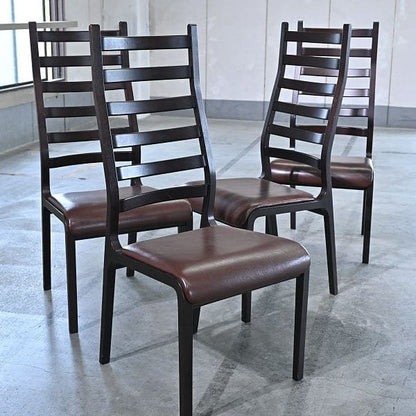 Set von 4 Vintage Ladder Back Stuhl von Mitsumasa Sugasawa für Tendo