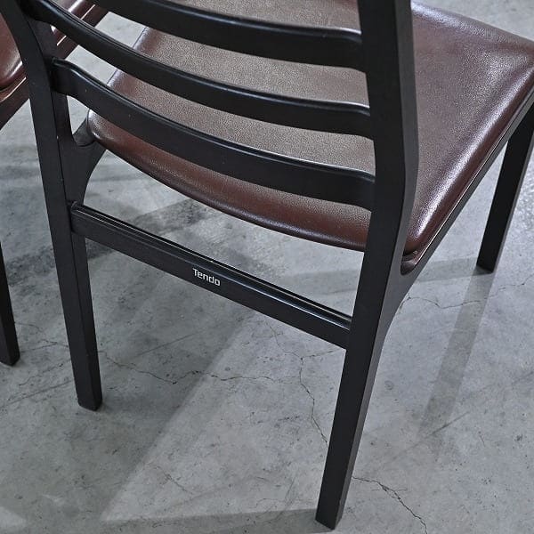 Set von 4 Vintage Ladder Back Stuhl von Mitsumasa Sugasawa für Tendo