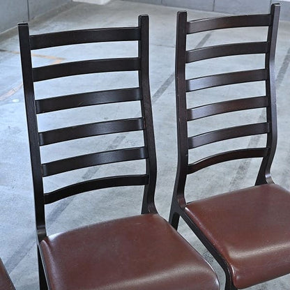 Set von 4 Vintage Ladder Back Stuhl von Mitsumasa Sugasawa für Tendo