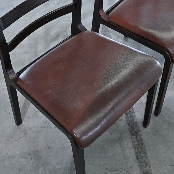 Set von 4 Vintage Ladder Back Stuhl von Mitsumasa Sugasawa für Tendo