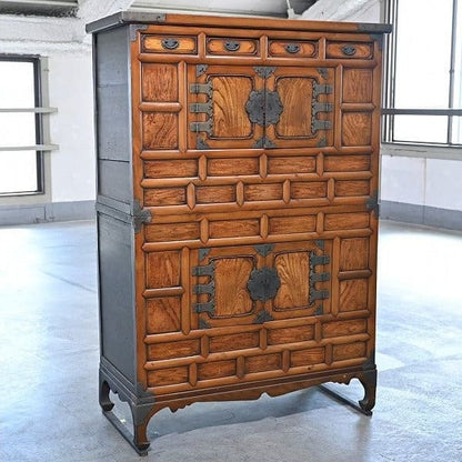 Vintage Schrank koreanische Joseon-Dynastie Ulmenholz