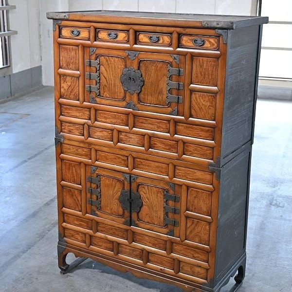 Vintage Schrank koreanische Joseon-Dynastie Ulmenholz