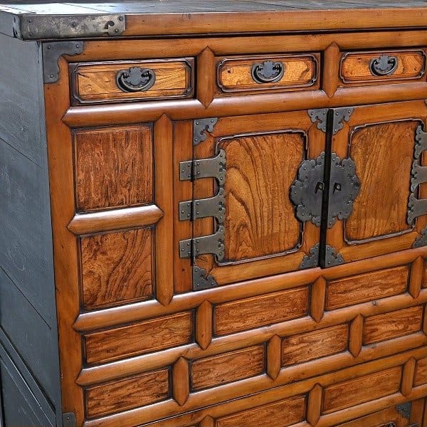 Vintage Schrank koreanische Joseon-Dynastie Ulmenholz