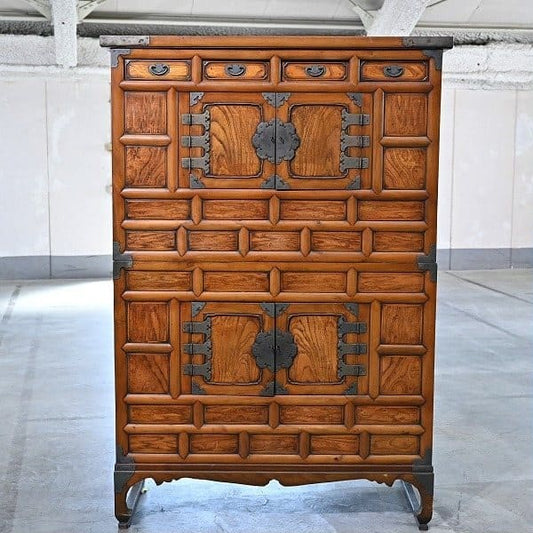 Vintage Schrank koreanische Joseon-Dynastie Ulmenholz