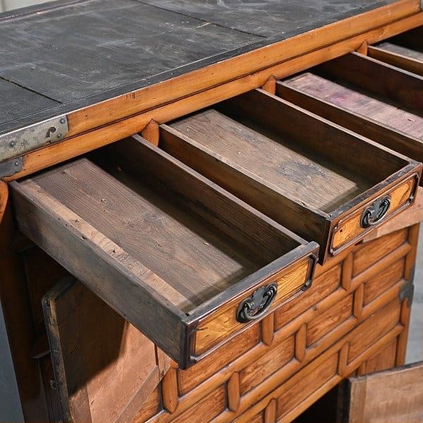 Vintage Schrank koreanische Joseon-Dynastie Ulmenholz