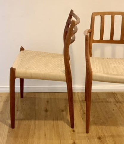 Vintage Set von 2 Stuhl Modell 66 und 78 von Niels O. Møller für J.L. Møllers Møbelfabrik