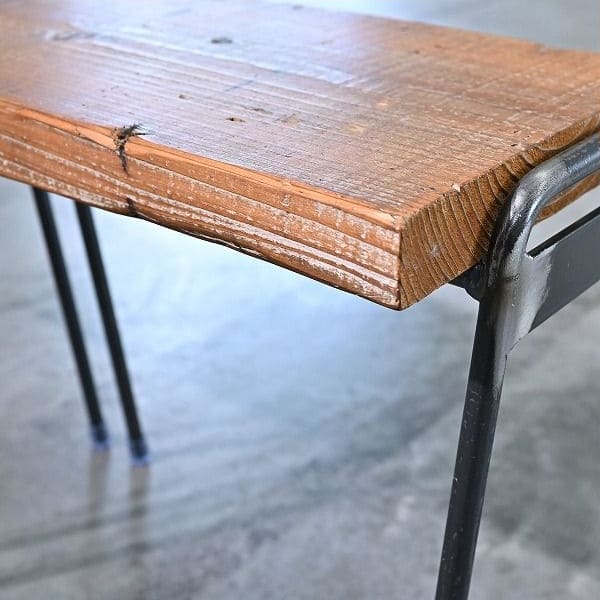 Vintage Hocker FACT von Sugiyama Seisakusho Set von 2 aus Sugi-Holz und Eisen