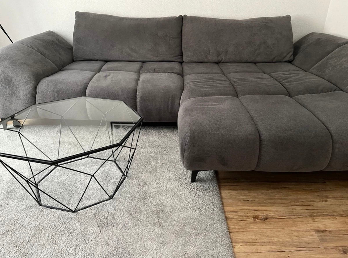Pre-loved Höffner sofa: 2-seater & maxi chaise longue – 2nd home