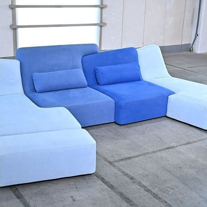 Vintage Sofa ROSETConfluences von Philippe Nigro für Ligne Roset mit Hocker-Set