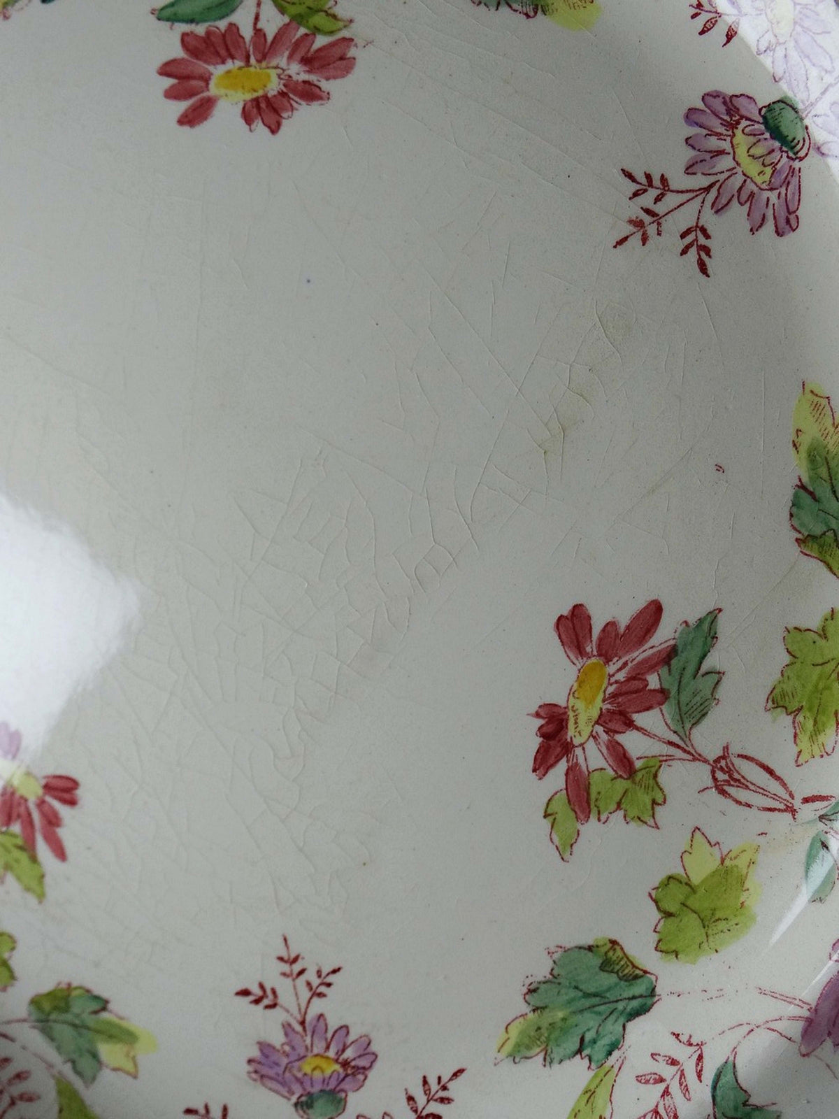 Set von 4 Vintage Dessertteller "Pâquerettes" von Longchamp