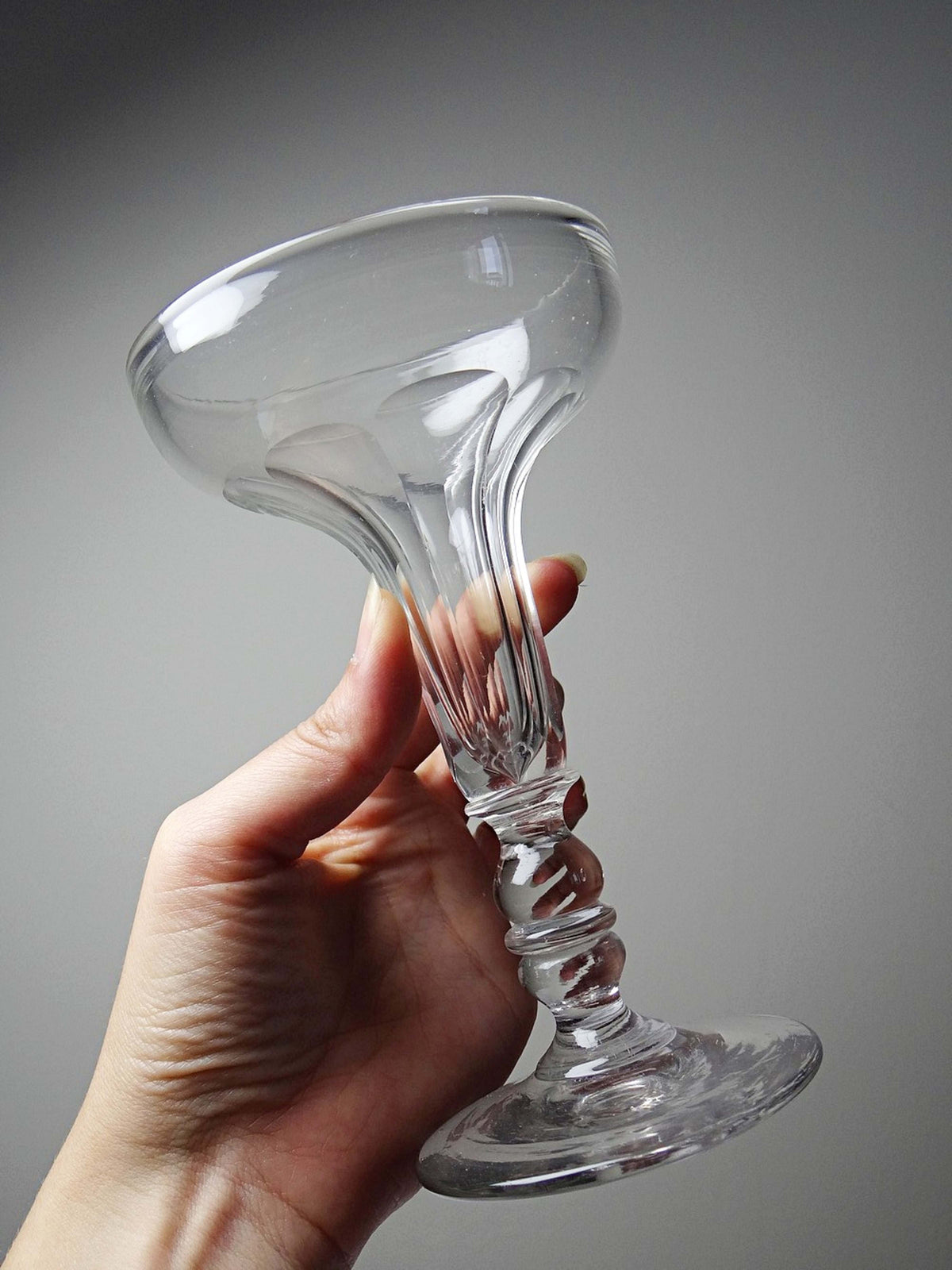Vintage Champagnerkelch, Baccarat zugeschrieben, Napoleon III