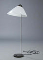 Vintage Opala Floor Lamp by Hans J. Wegner for Louis Poulsen, Grey-Cream-Reddish Brown