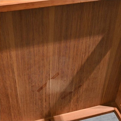 Vintage Beistelltisch aus Kiefernholz, quadratisch, skandinavisch, gebraucht