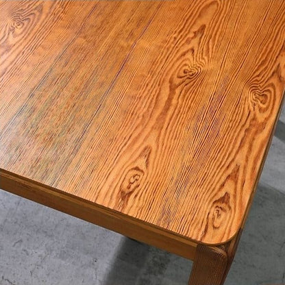 Vintage Beistelltisch aus Kiefernholz, quadratisch, skandinavisch, gebraucht