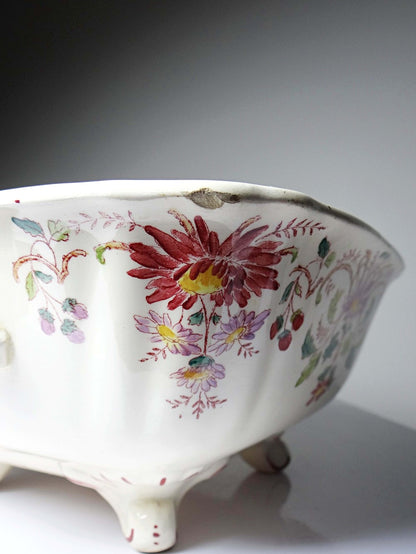 Vintage Terrine "Pâquerettes" von Longchamp, Art Nouveau