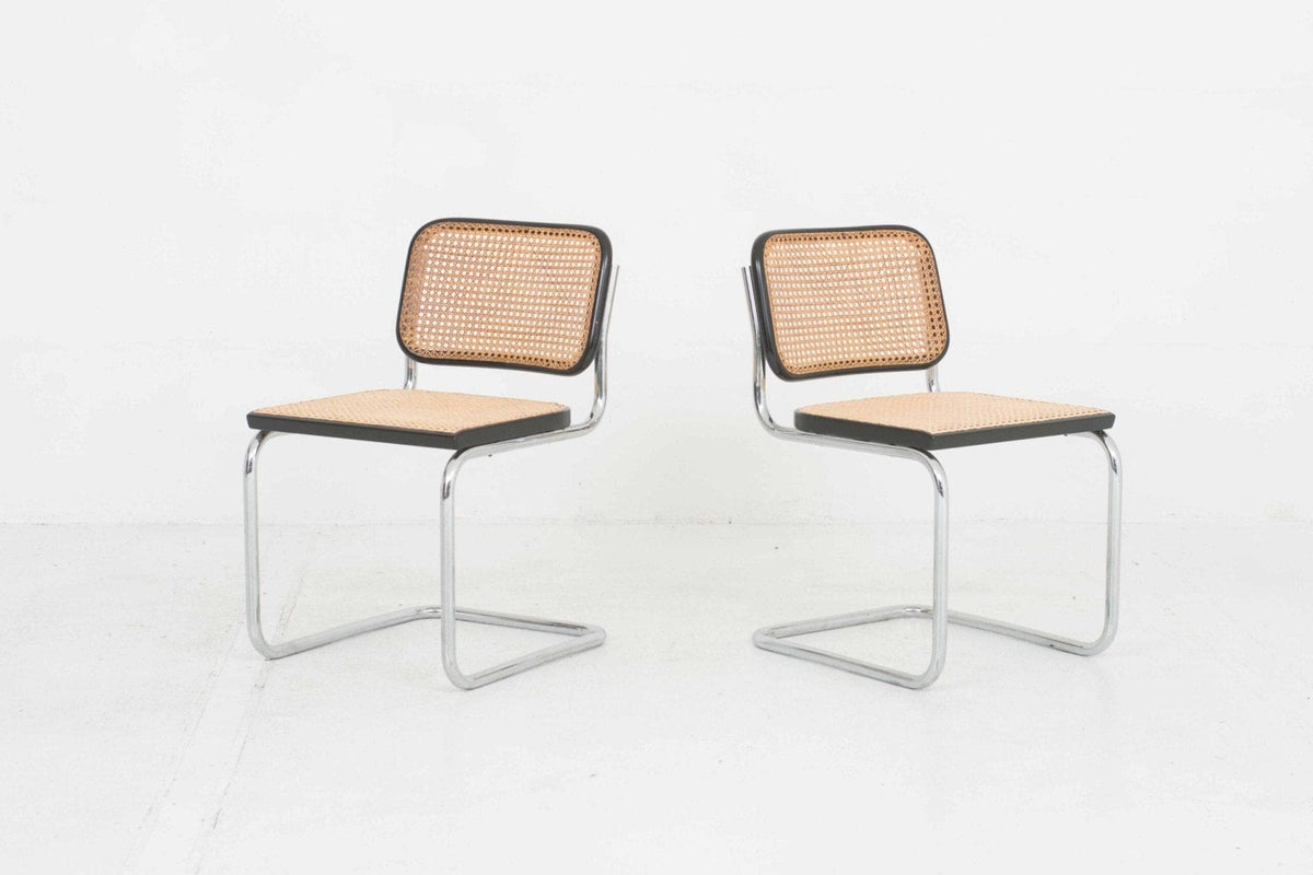 Chaise cantilever par Marcel Breuer pour Gavina/Knoll Lot de 2