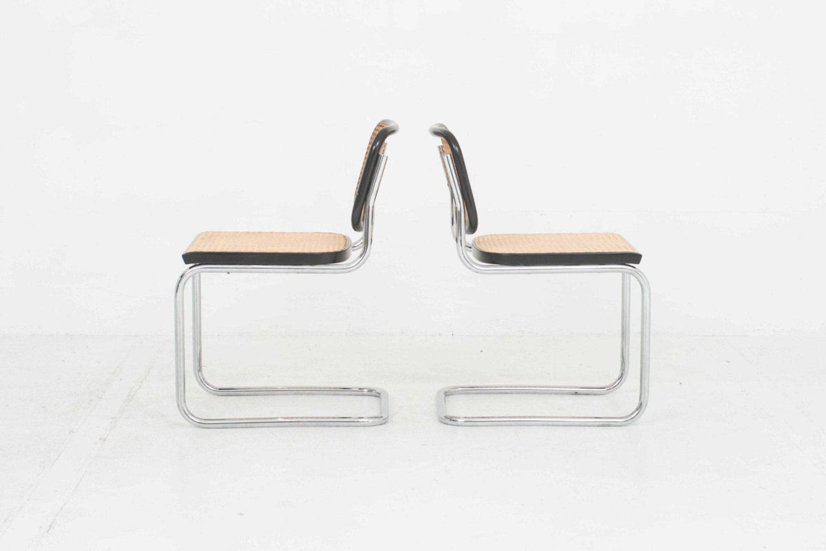 Chaise cantilever par Marcel Breuer pour Gavina/Knoll Lot de 2