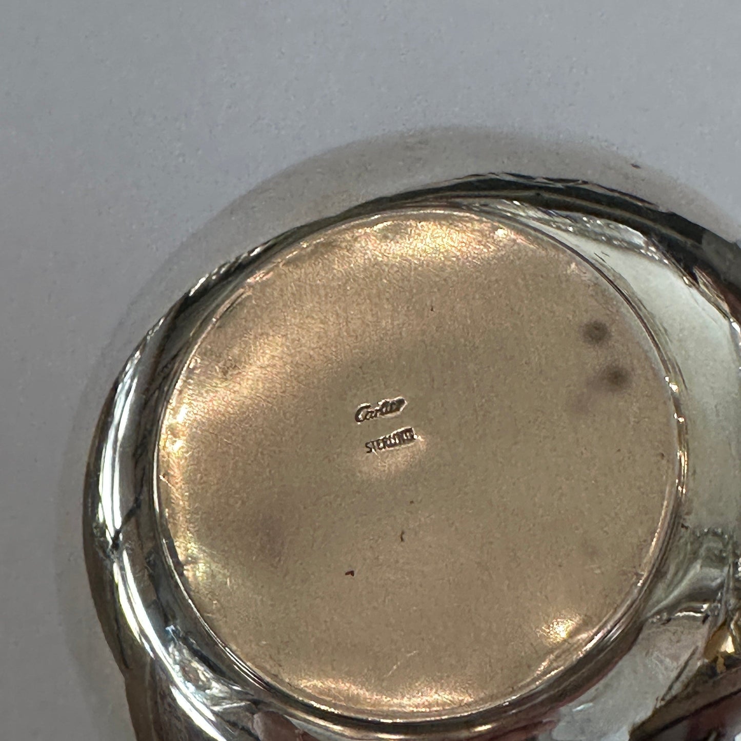 Théière vintage en argent sterling par Cartier Silver