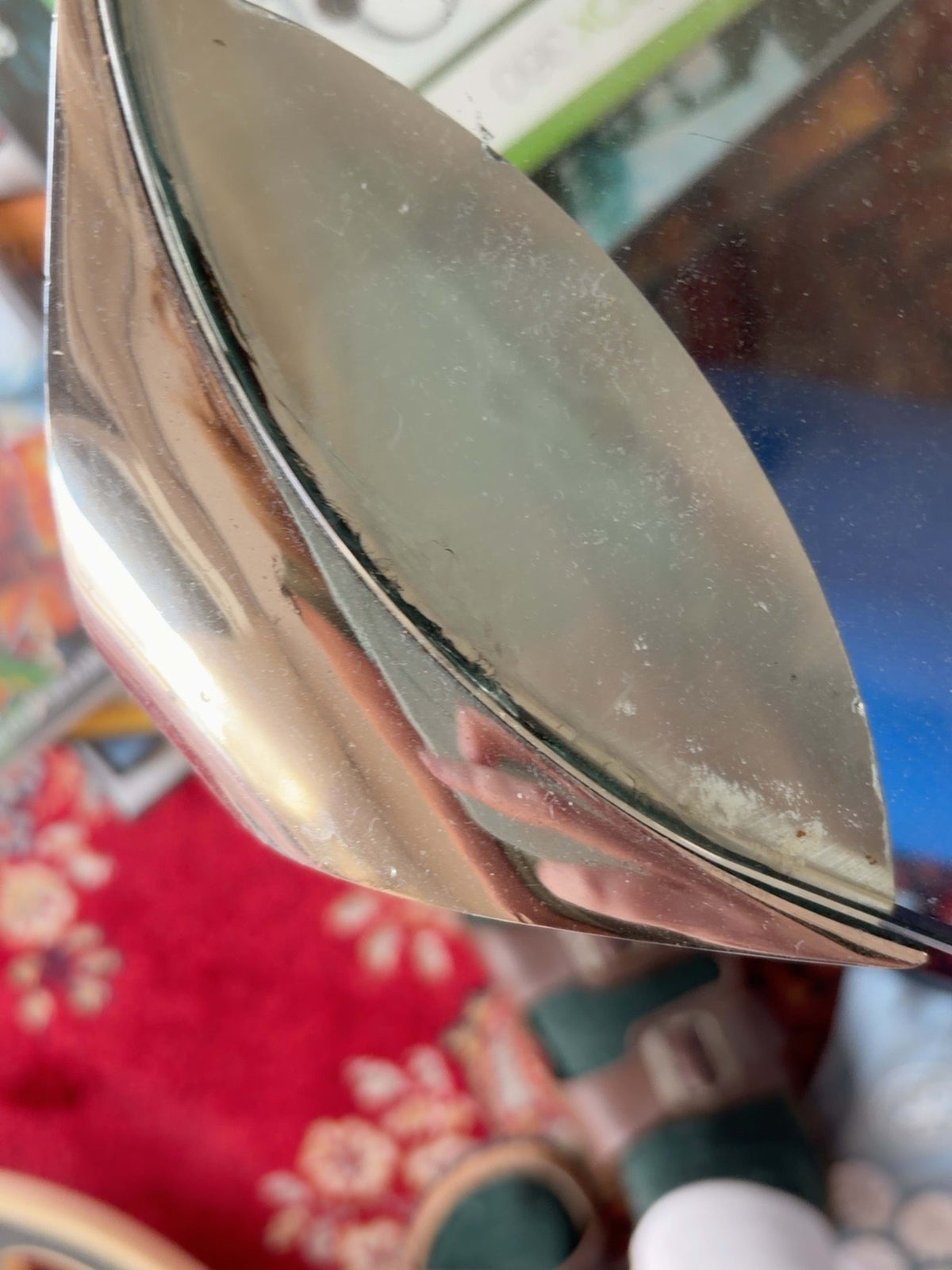 Vintage Couchtisch aus Glas und Chrom, Space Age