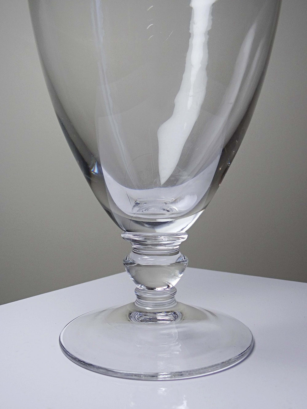 Vintage Karaffe Kristall Balusterform Frankreich 1960er