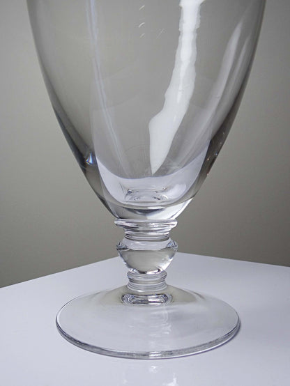 Vintage Karaffe Kristall Balusterform Frankreich 1960er