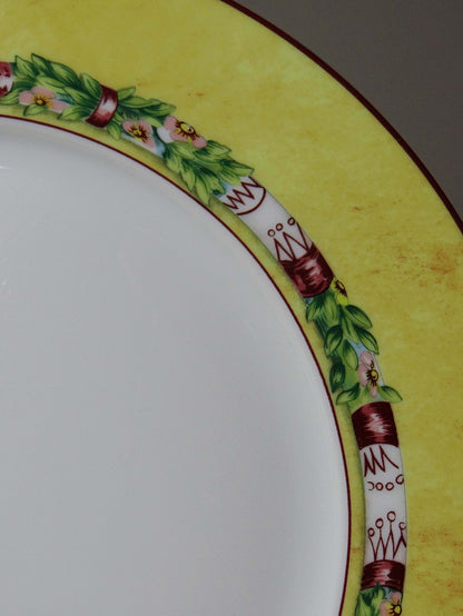 Set von 6 Vintage Dessertteller "Terre de Sienne" von Jean-Louis Coquet