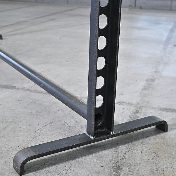 Vintage Garderobe im Industriedesign mit Lochblech, rechteckig, gebraucht