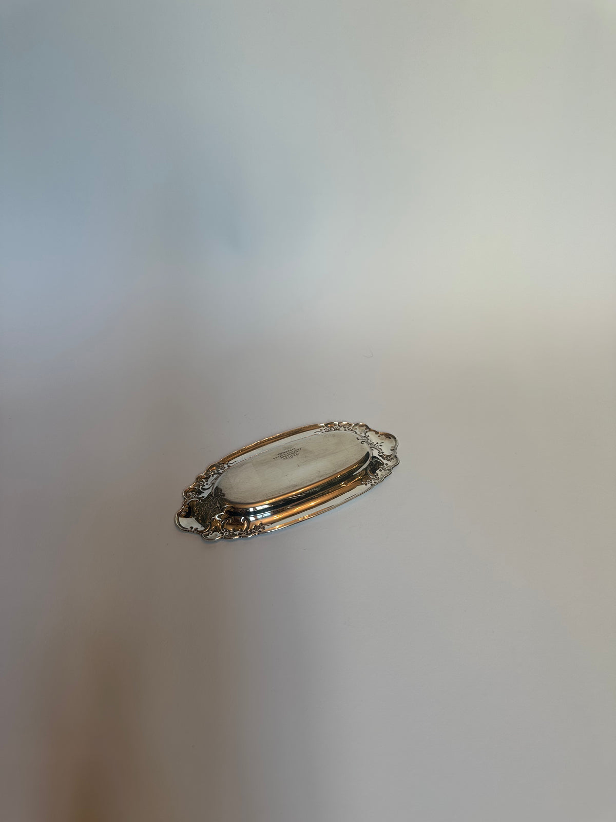 Bol ovale vintage en argent modèle 12792 de Tiffany & Co. de style néoclassique