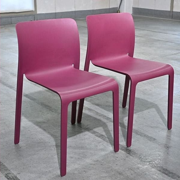 Vintage Stuhl CHAIR FIRST von Stefano Giovannoni für Magis Set von 2 stapelbar