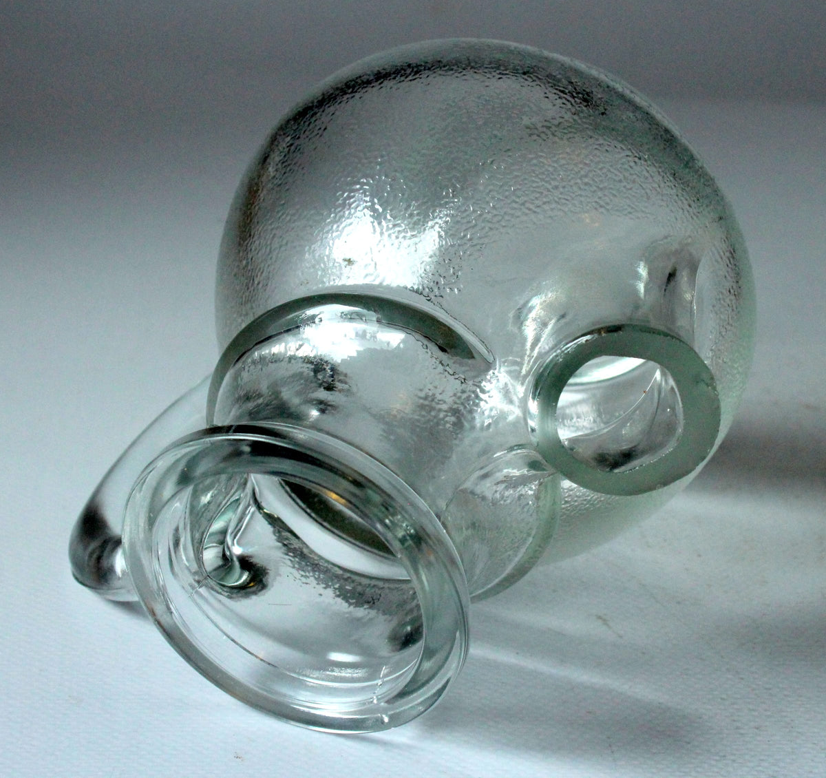 Vintage Nusskanne von Tischfein/WMF aus Glas und Kork