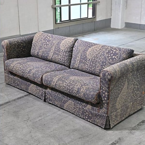 Vintage Sofa von Fendi Casa mit Paisley- und Blumenmuster