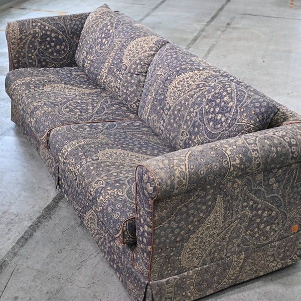 Vintage Sofa von Fendi Casa mit Paisley- und Blumenmuster