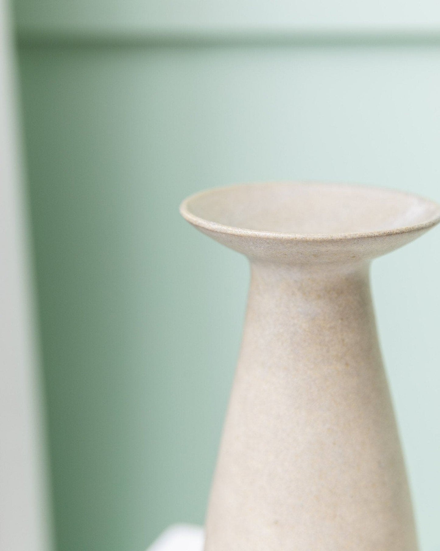 Vintage ceramic vase by Heinz Pelzer Studio Mid Century Design 1970s