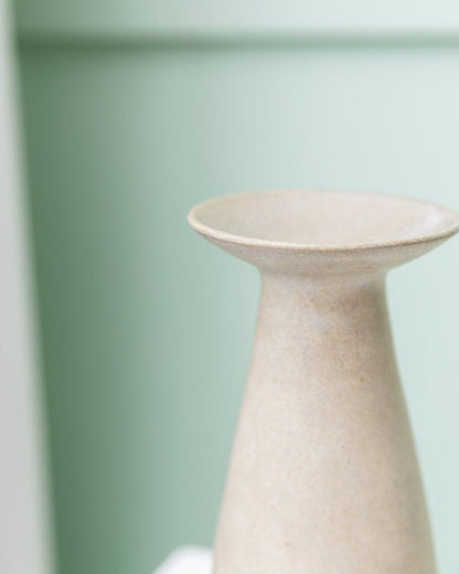 Vintage ceramic vase by Heinz Pelzer Studio Mid Century Design 1970s