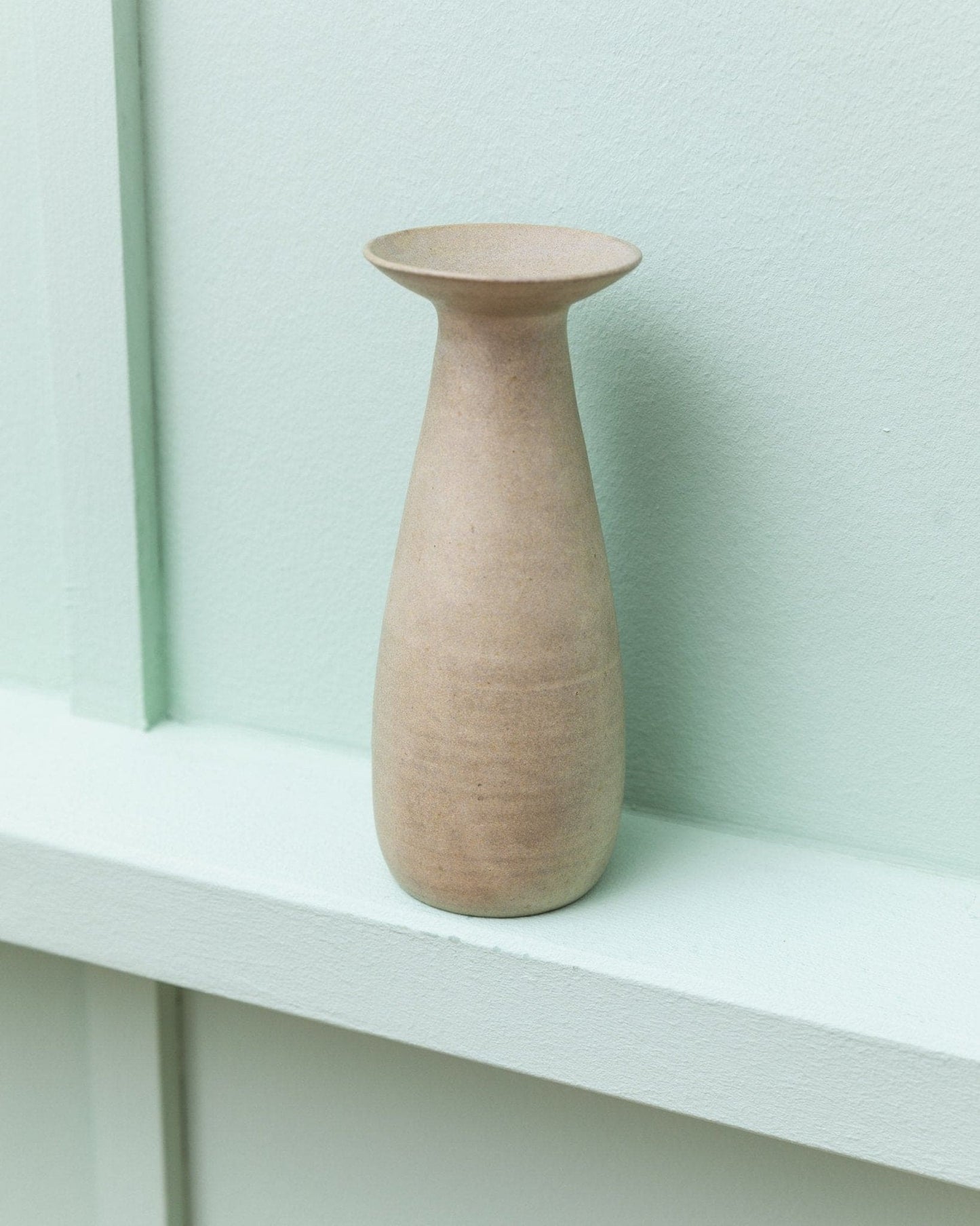 Vintage ceramic vase by Heinz Pelzer Studio Mid Century Design 1970s