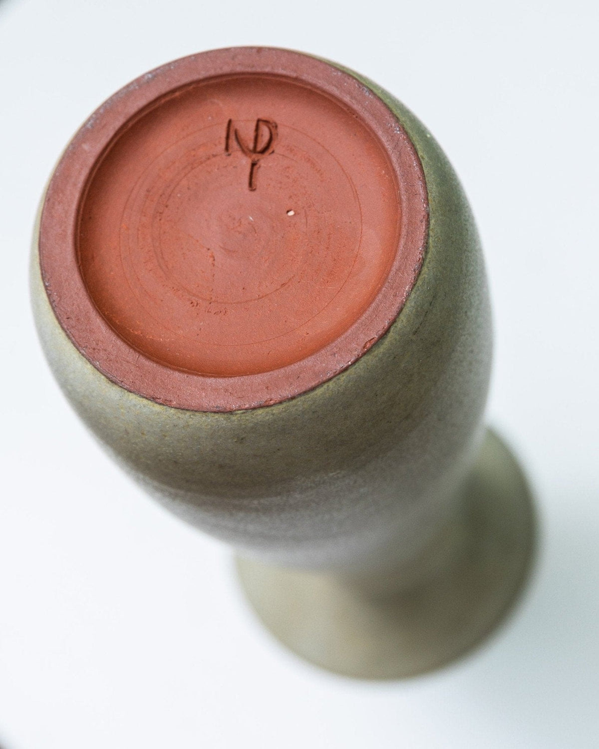 Vase vintage en céramique par Heinz Pelzer Studio Mid Century Design 1970s