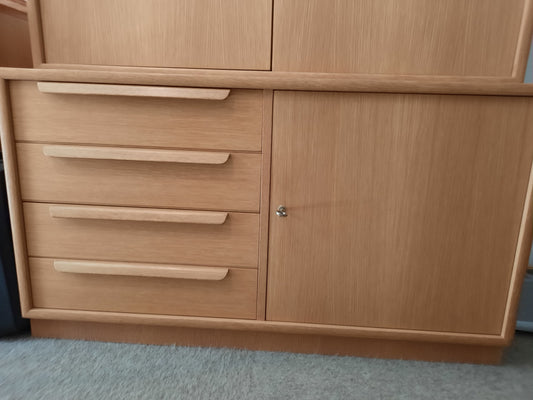 Vintage Schrank Eiche von WK Möbel, 1977
