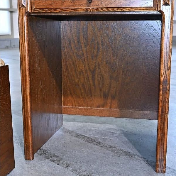 Vintage Frisiertisch Bruges mit Spiegel und Hocker von Mitsukoshi