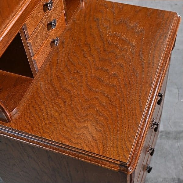 Vintage Frisiertisch Bruges mit Spiegel und Hocker von Mitsukoshi
